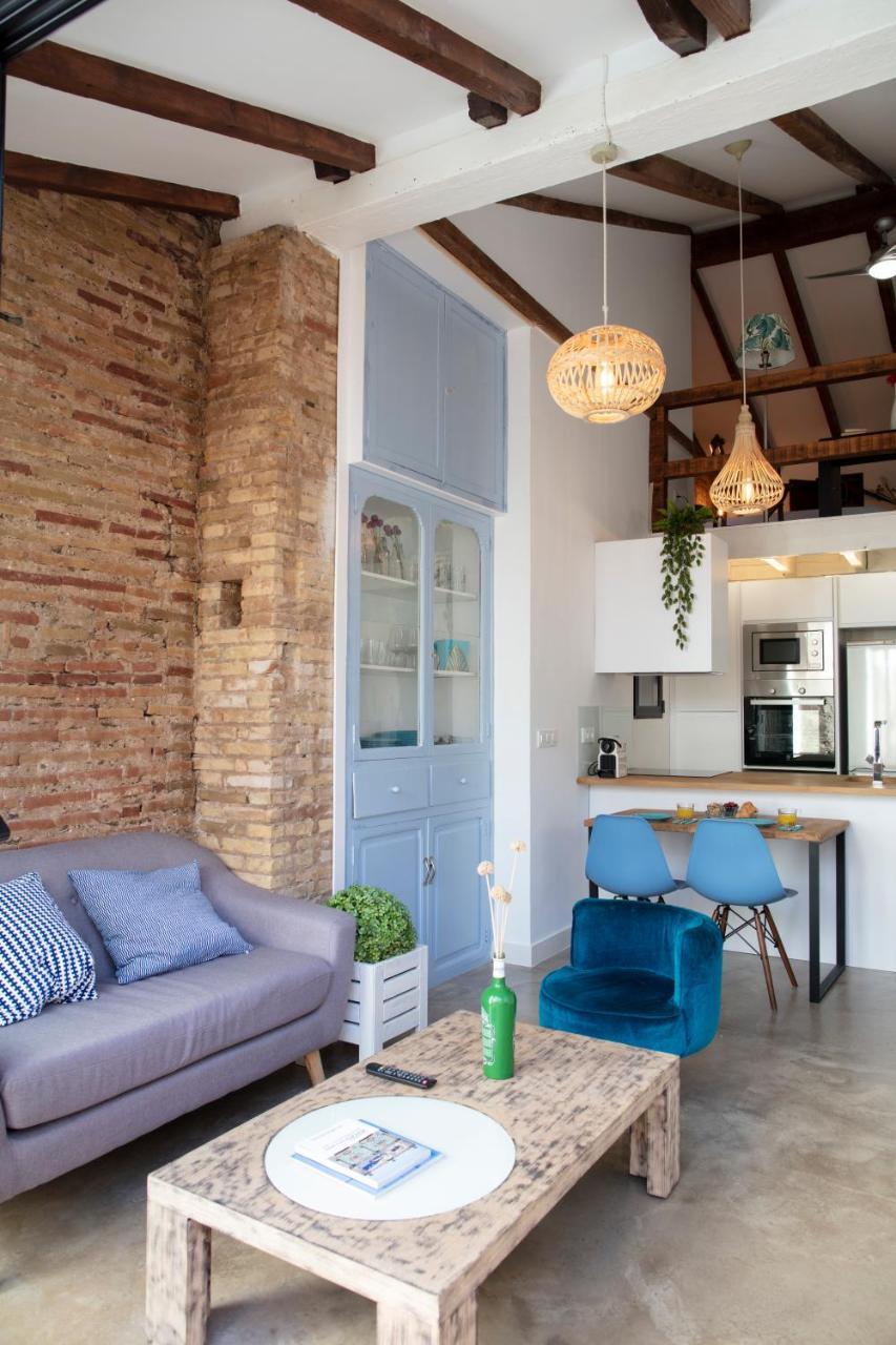 Florit Flats - Charming Apartment With Interior Terrace In Cabanyal Near The Beach Valencia Luaran gambar